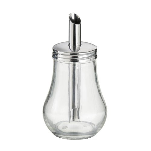 APS Zuckerdosierer aus Glas mit Edelstahl-Schraubdeckel für Gastronomie