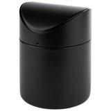 APS Tischrestebehälter -SNAP- , Ø 12 cm, H: 17 cm , Edelstahl, schwarz