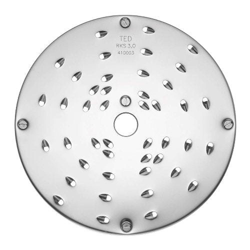 FEUMA Rohkostscheibe aus Edelstahl, 3 mm Schnittstärke, ideal für Gemüseschneider.