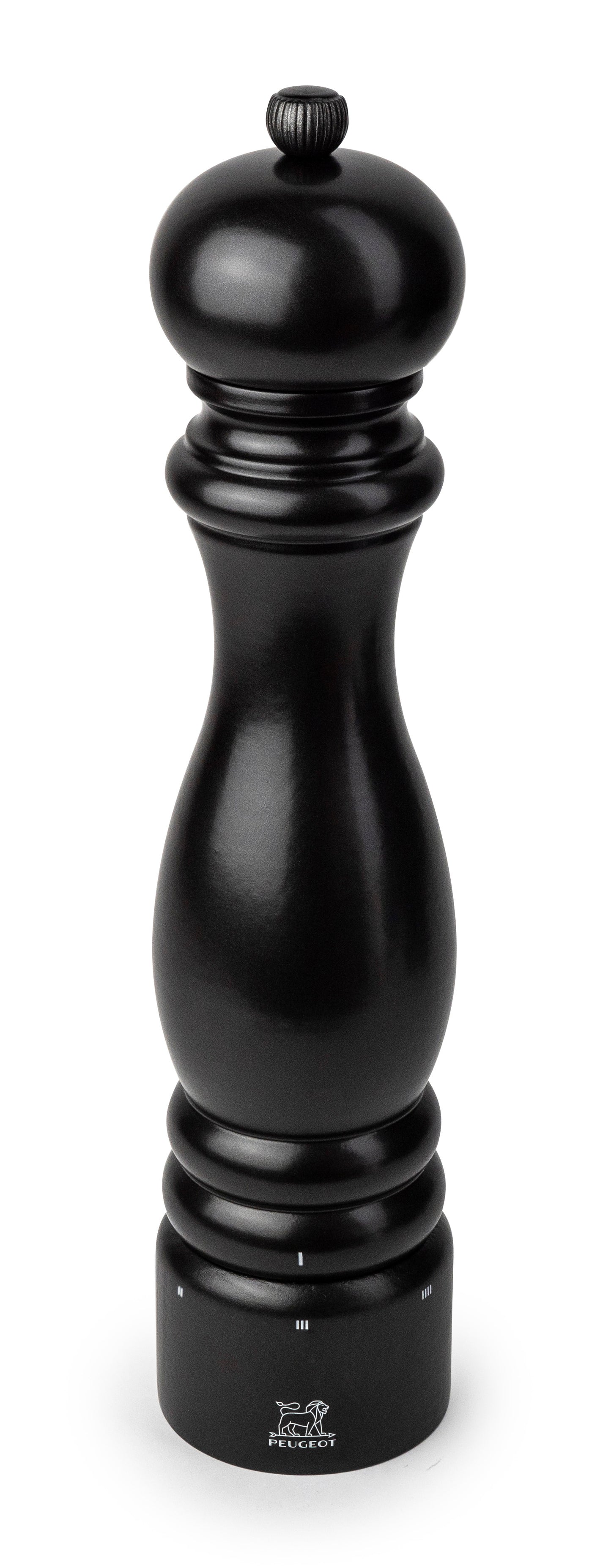 PEUGEOT PARIS Pfeffermühle in satinschwarz für aromatisches Würzen am Tisch