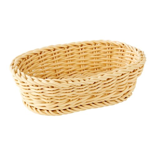 APS Korb 19 x 12 cm aus Polypropylen, hellbeige – ideal für Gastronomie