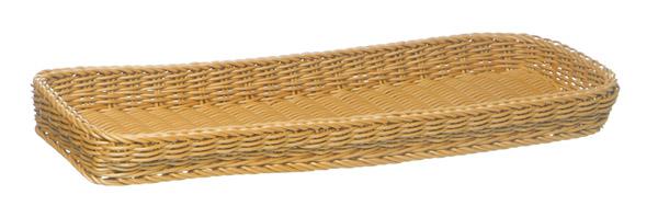 APS Korb -PROFI LINE- für Gastronomie, 40x30 cm, hellbeige, stapelbar und spülmaschinengeeignet