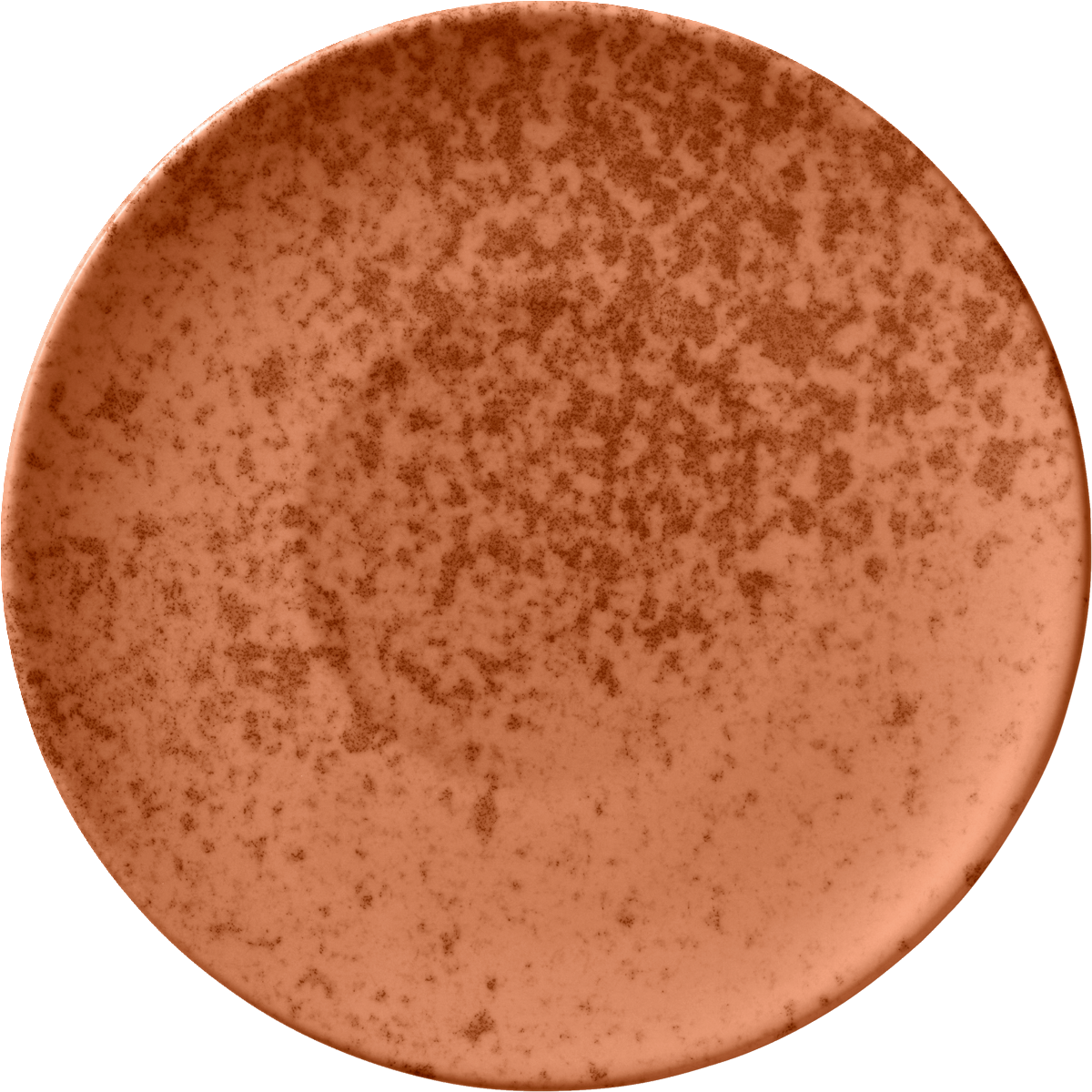 BHS Teller tief rund coup 24cm in Sandstone Orange für ansprechende Speisenpräsentation