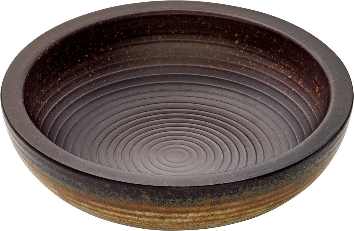 BHS tabletop AG Schüssel rund Relief 24cm aus Steinzeug für die Gastronomie