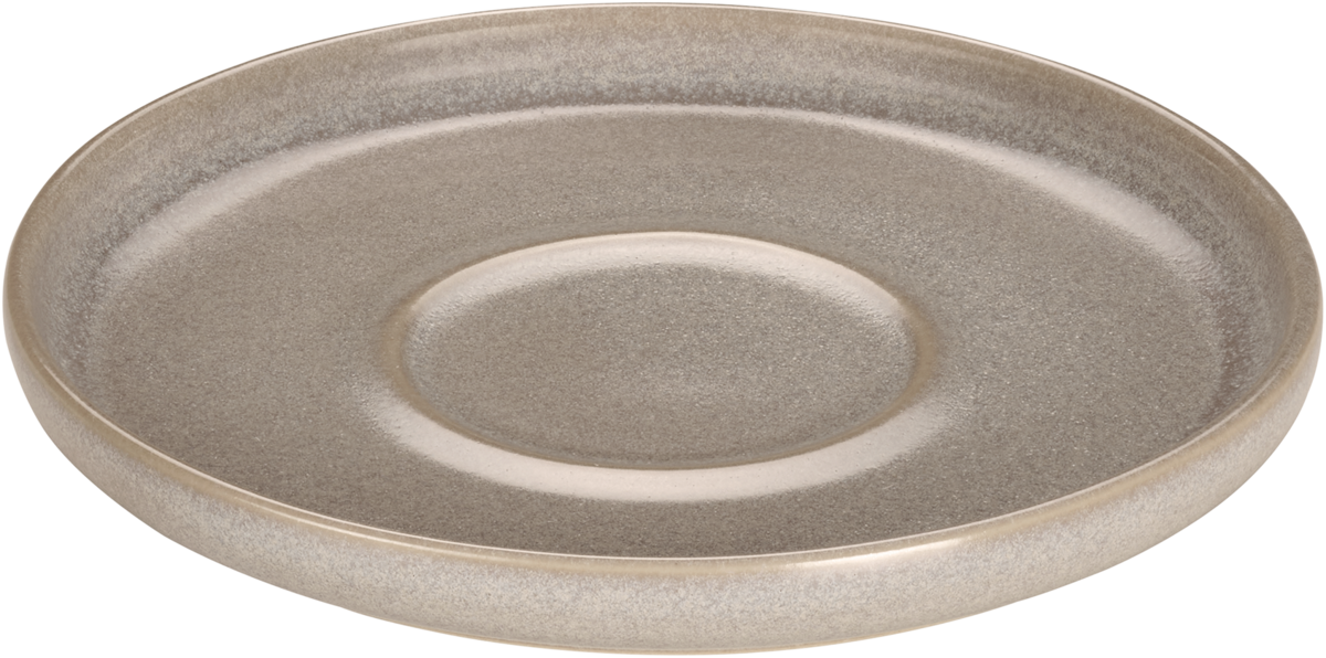 BHS tabletop AG Untertasse rund sand 14cm für die Präsentation von Speisen