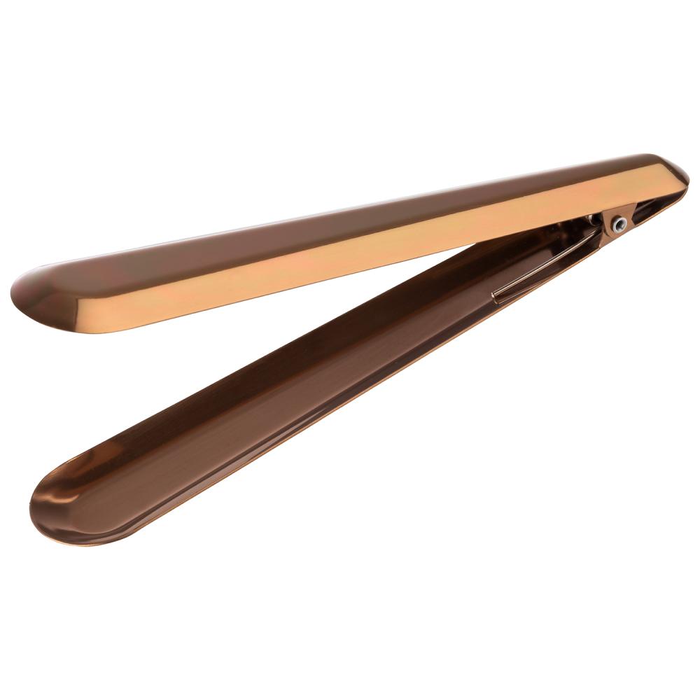 APS Universalzange 19,5 cm, Edelstahl Kupfer-Look, zum Wenden und Entnehmen von Speisen