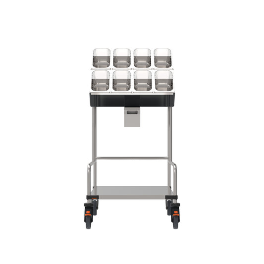 Rieber Tablett- & Besteckwagen für Gastronomie mit Serviettenspender