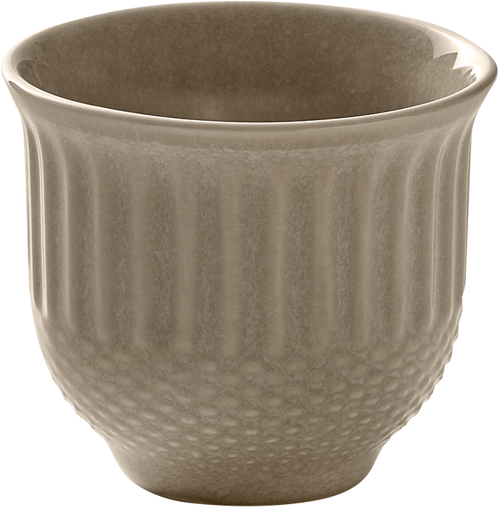 BHS tabletop AG Obertasse Relief almond 0.08l für Gastronomie