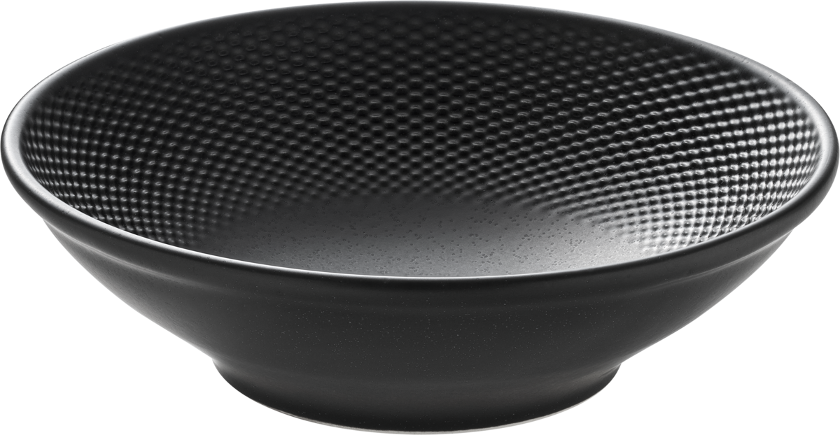 BHS tabletop AG Schüssel rund Relief coal 24cm für Gastronomie und Catering