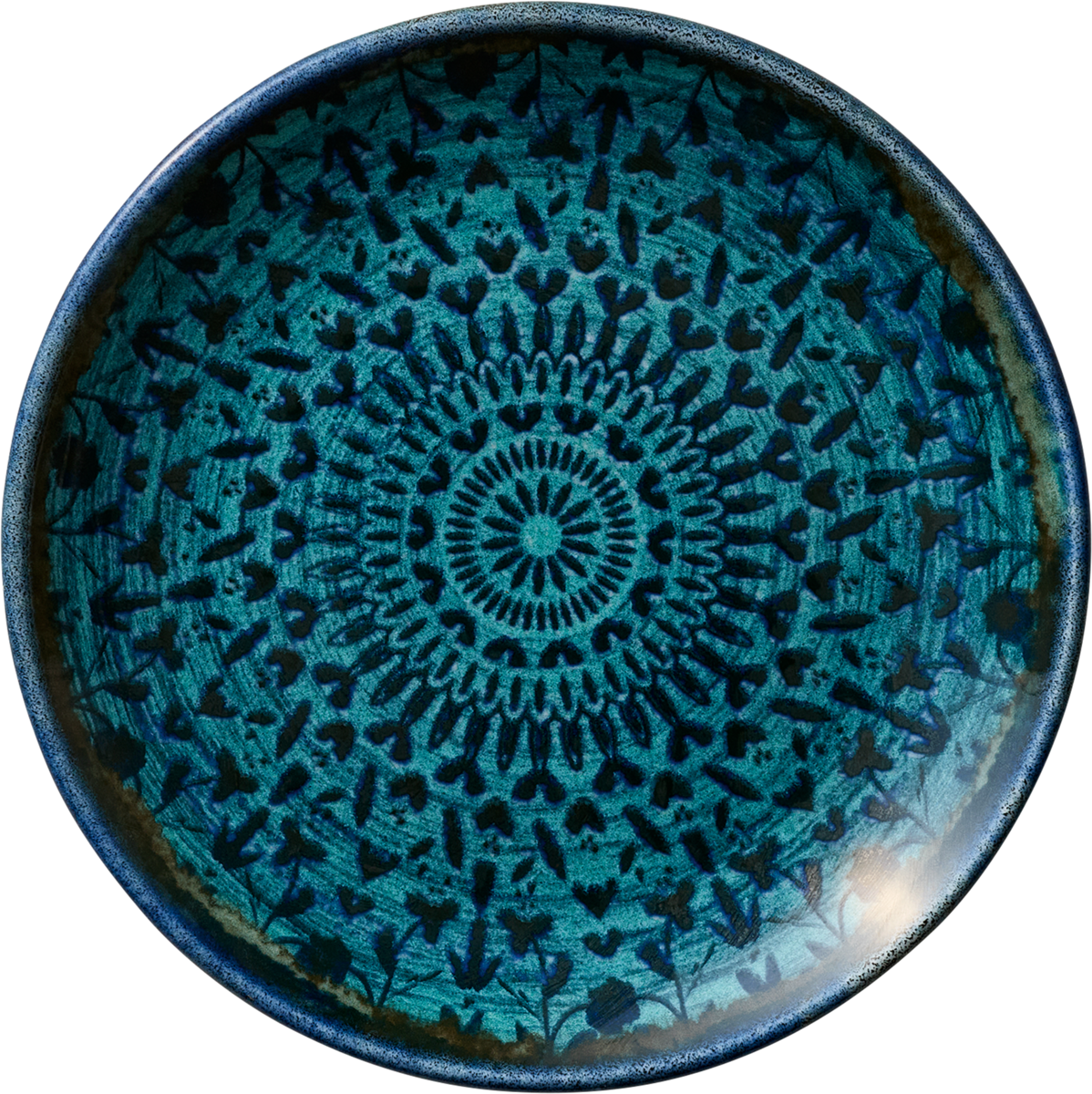 BHS tabletop AG Teller flach rund coup indigo 15cm für die stilvolle Präsentation von Speisen.