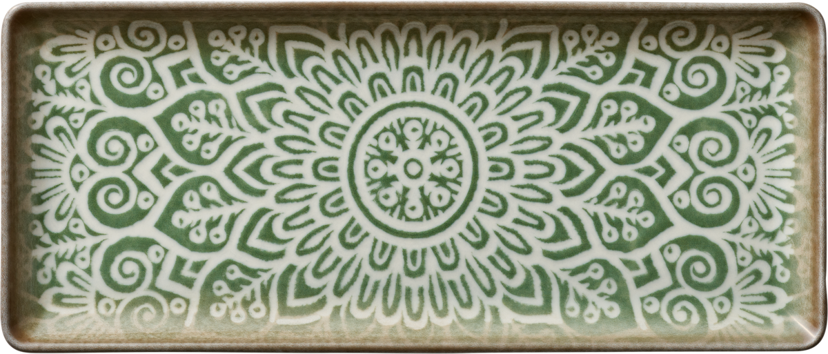 BHS tabletop AG rechteckige Platte jade 35x15cm für die Speisenpräsentation