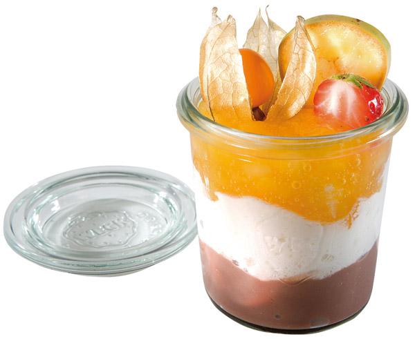 APS Weck-Glas Set mit 12 Gläsern für die Aufbewahrung und Präsentation von Lebensmitteln