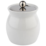 APS Dressingtopf , Ø 13 cm, H: 13 cm , Porzellan, weiß, 0,8 Liter