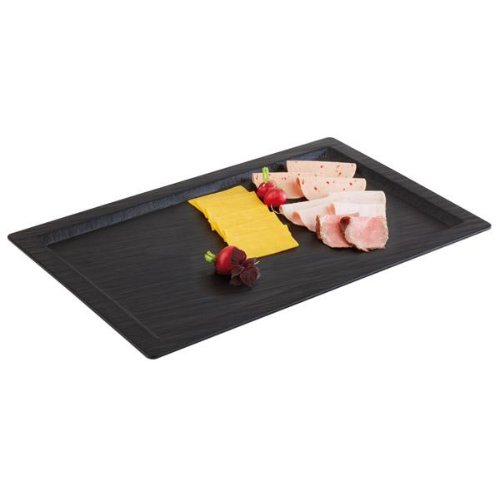 APS GN 1/1 Tablett aus Melamin im Schieferlook für Gastronomie