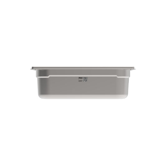 Rieber GN-Behälter 1/2 100 aus Edelstahl für hygienische Lagerung und Transport