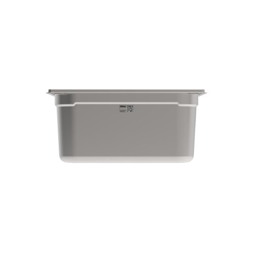 Rieber GN-Behälter 1/2 150 aus Edelstahl für hygienische Lebensmittelaufbewahrung.