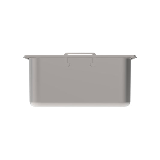 Rieber GN-Behälter 2/8 150 mit versenkbaren Griffen für hygienische Lagerung