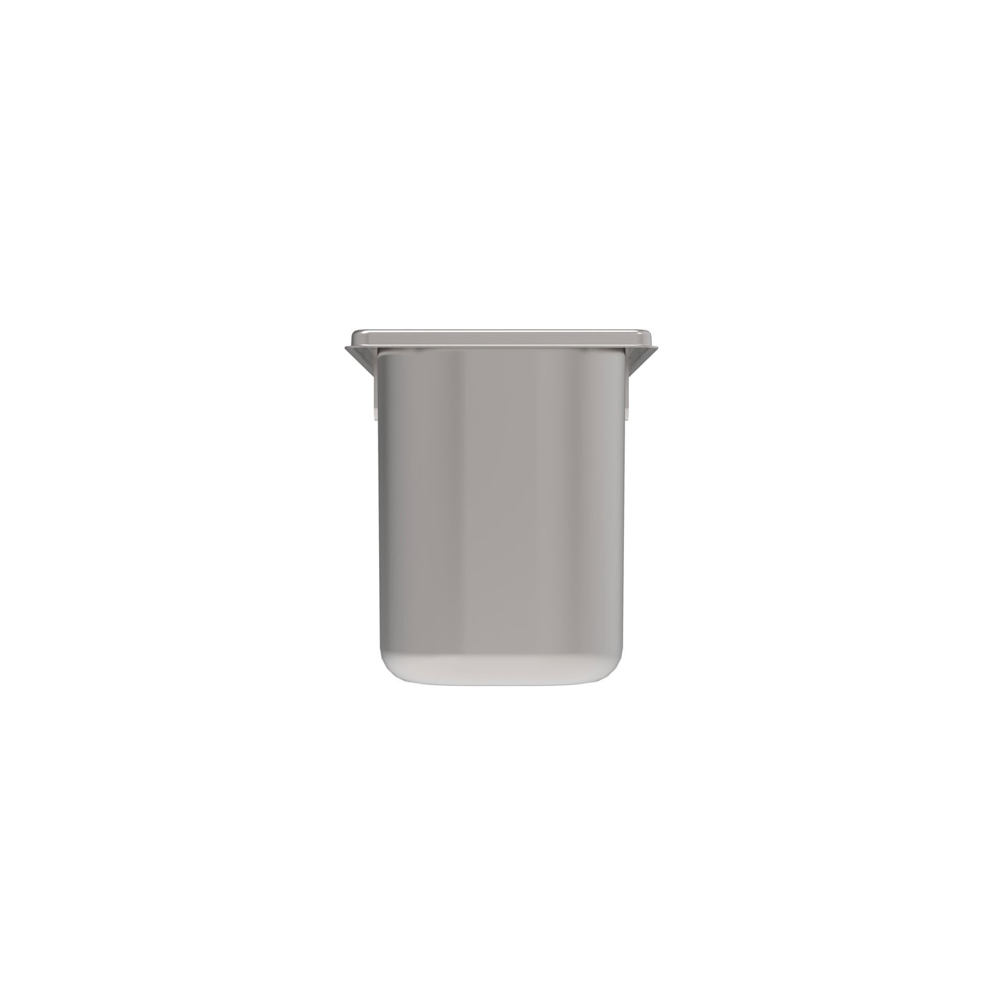Rieber GN-Behälter 2/8 150 mit versenkbaren Griffen für hygienische Lagerung