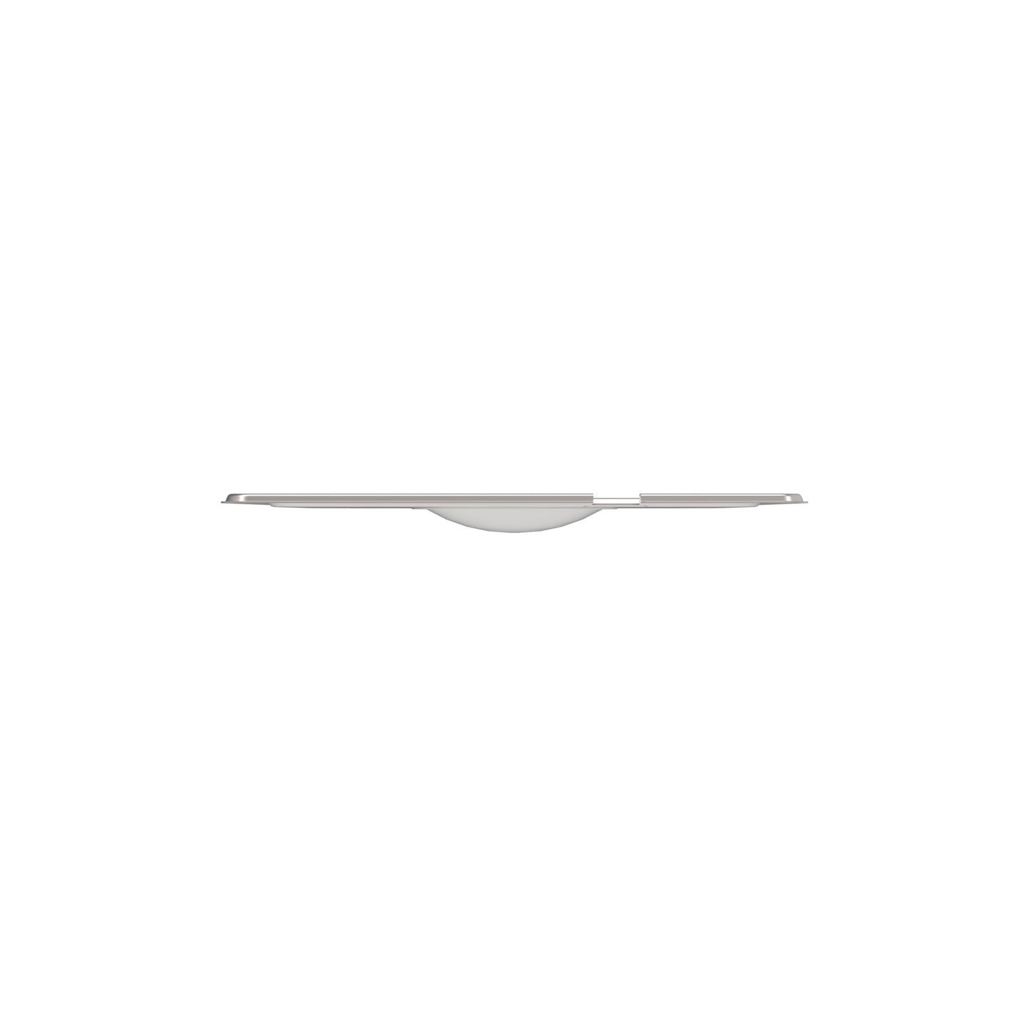 Rieber GN-Flachdeckel 1/2 mit Löffelausschnitt für die Abdeckung von Lebensmitteln.