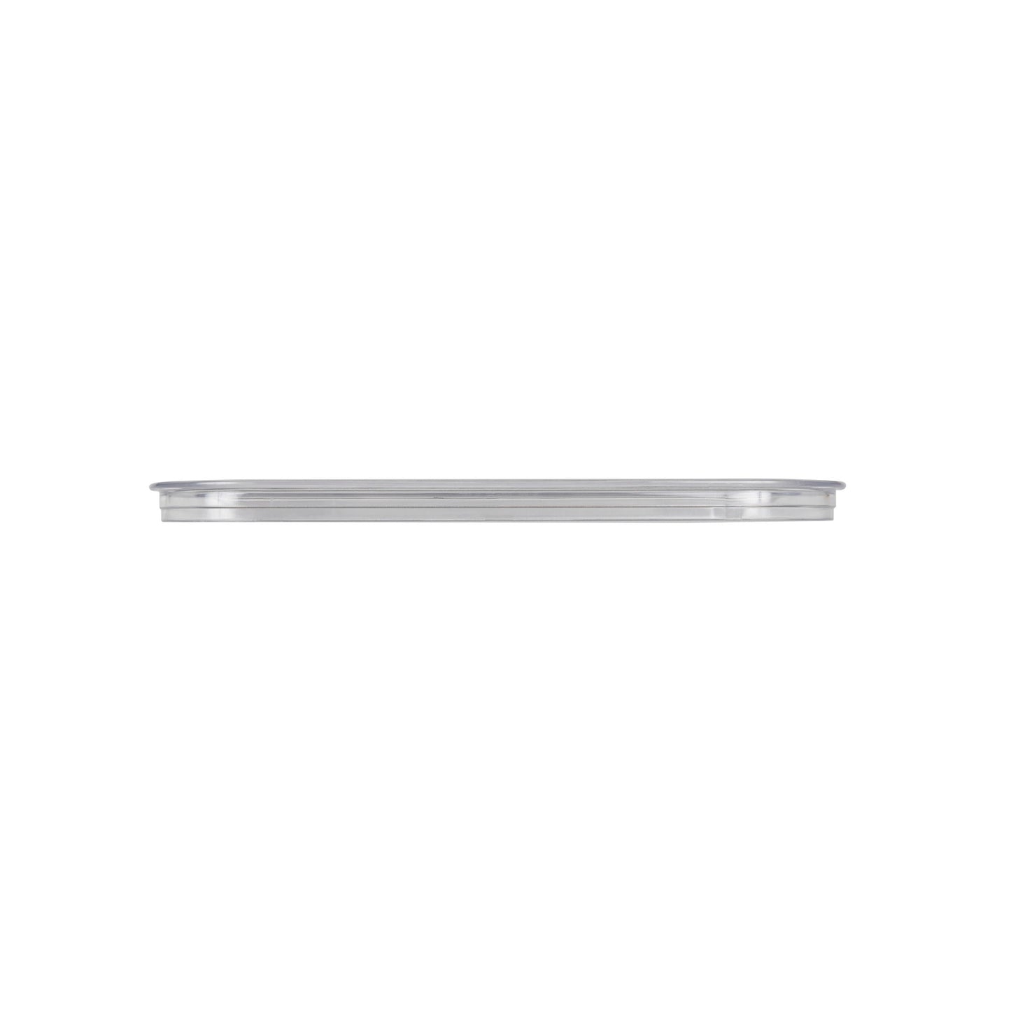 Rieber GN-Flachdeckel 2/8 aus Polycarbonat zur Abdeckung und Präsentation von Kaltspeisen