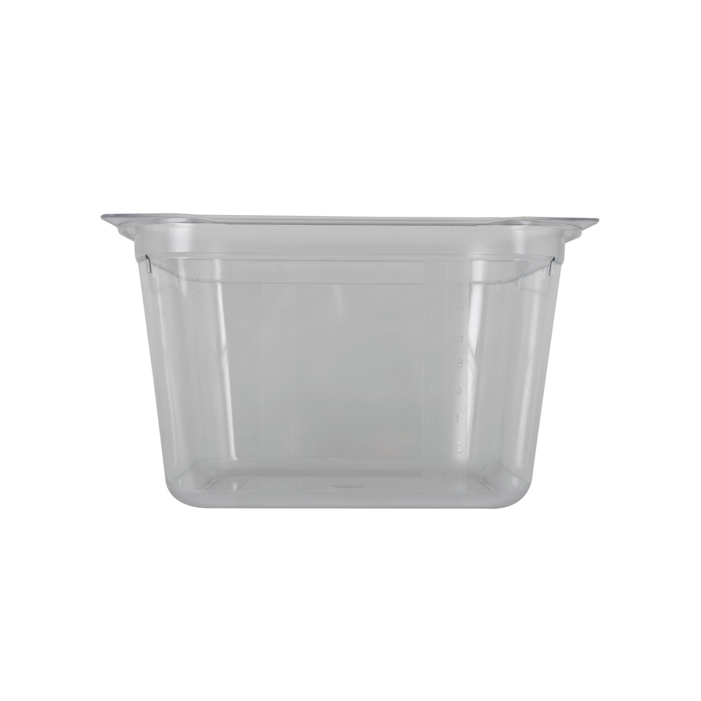 Rieber GN-Behälter 1/2 200 Polycarbonat für die Lagerung und Präsentation von Kaltspeisen.