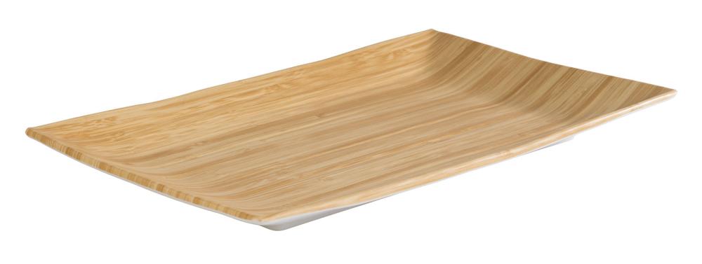 APS Tablett -BAMBOO- aus Melamin für Gastronomie, ideal zum Servieren.