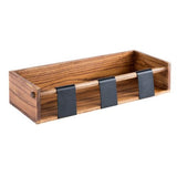 APS Dressingtopf-Display /-Station, 40 x 16 cm, H: 9 cm , Eichenholz