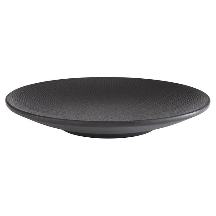 APS Teller -NERO- aus Melamin, Ø 21 cm für Gastronomie