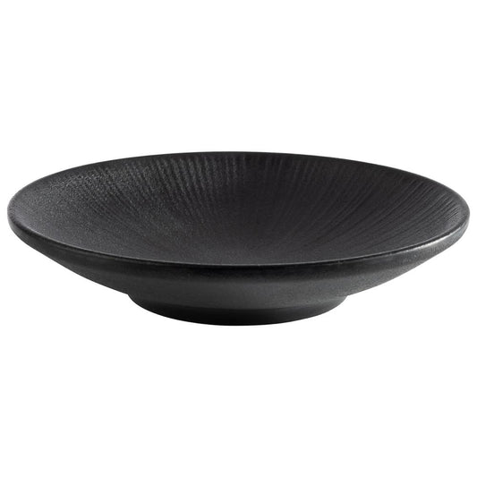 APS Teller -NERO- aus Melamin, Ø 15 cm, für Gastronomie und Catering