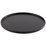 APS Untersetzer , Ø 19 cm, H: 1 cm , Melamin, schwarz