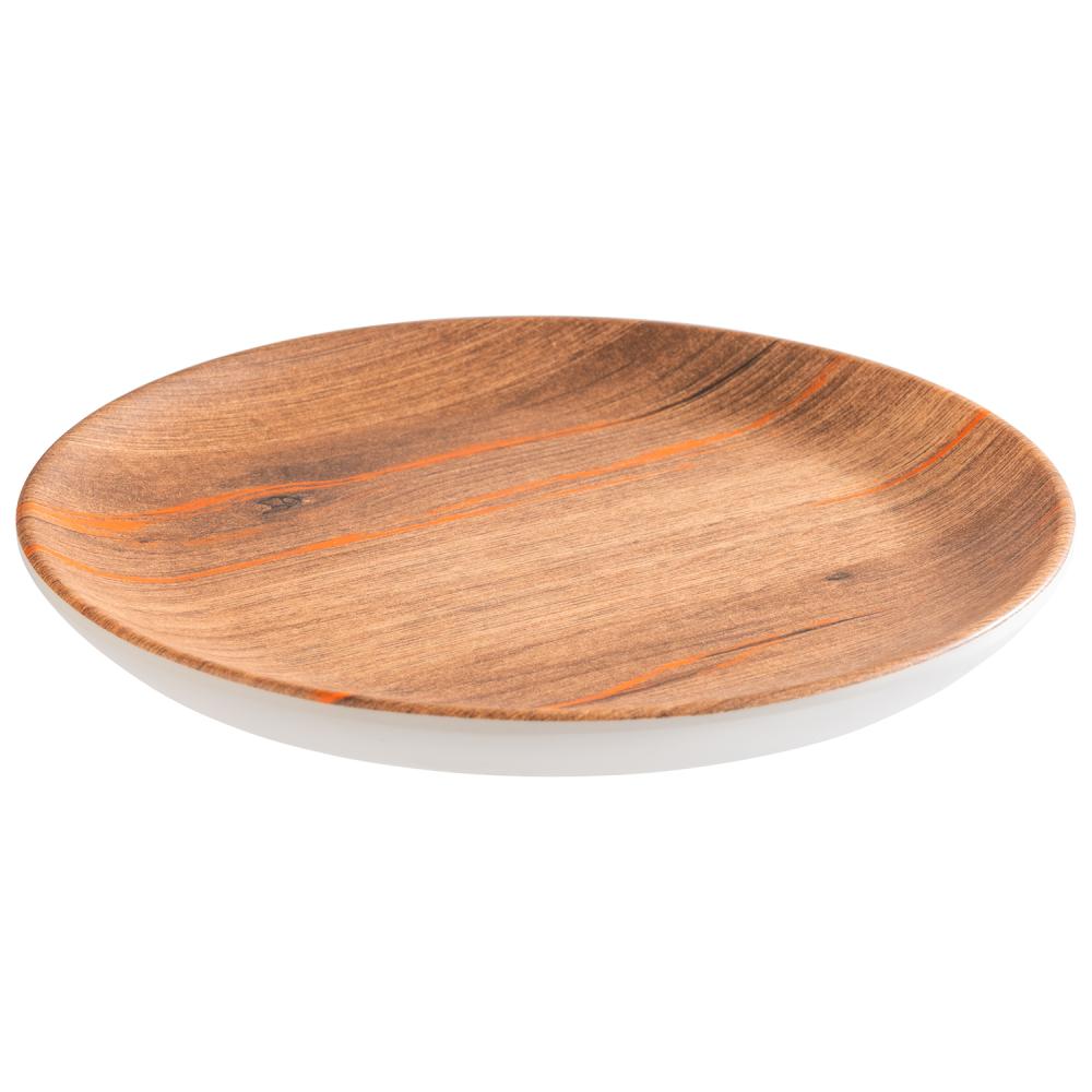 APS Teller -CRAZY WOOD- aus Melamin für professionelle Gastronomie