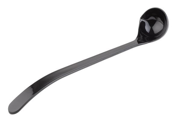 APS Dressinglöffel, 34 cm, schwarz, für Dressing und Saucen