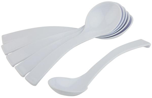 APS Feinkostlöffel 6er Set aus SAN für Gastronomie und Catering