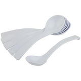 APS Feinkostlöffel, 6er Set , Ø 6 cm, Länge: 23 cm , SAN, weiß