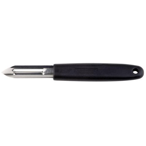 APS Sparschäler -TOOLTIME- mit ergonomischem Griff und zwei Klingen für präzises Schälen.