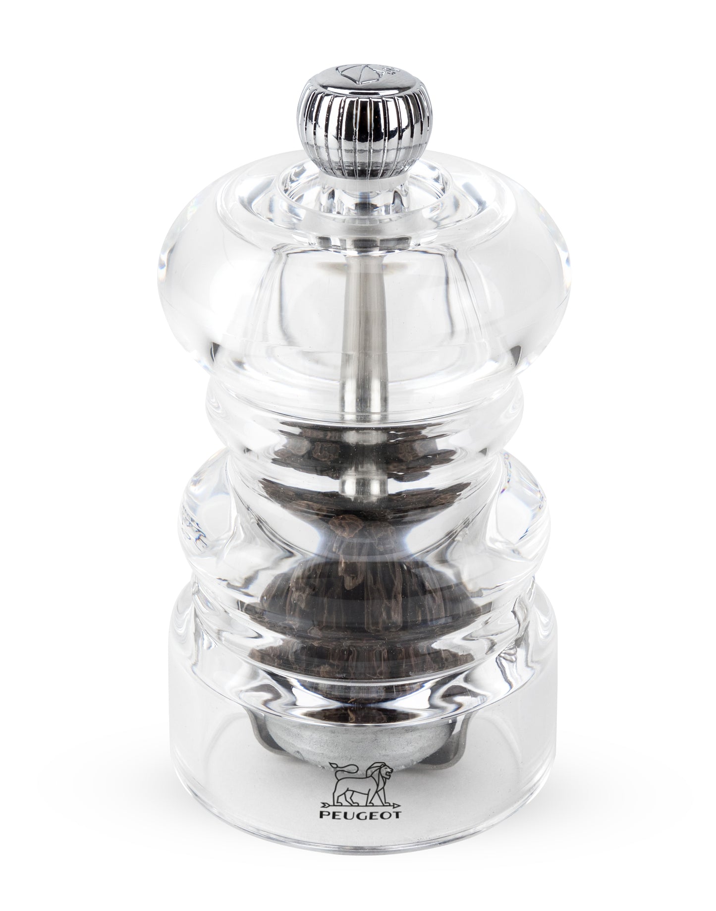 PEUGEOT NANCY Pfeffermühle Acryl 9 cm für frischen Pfeffer am Tisch