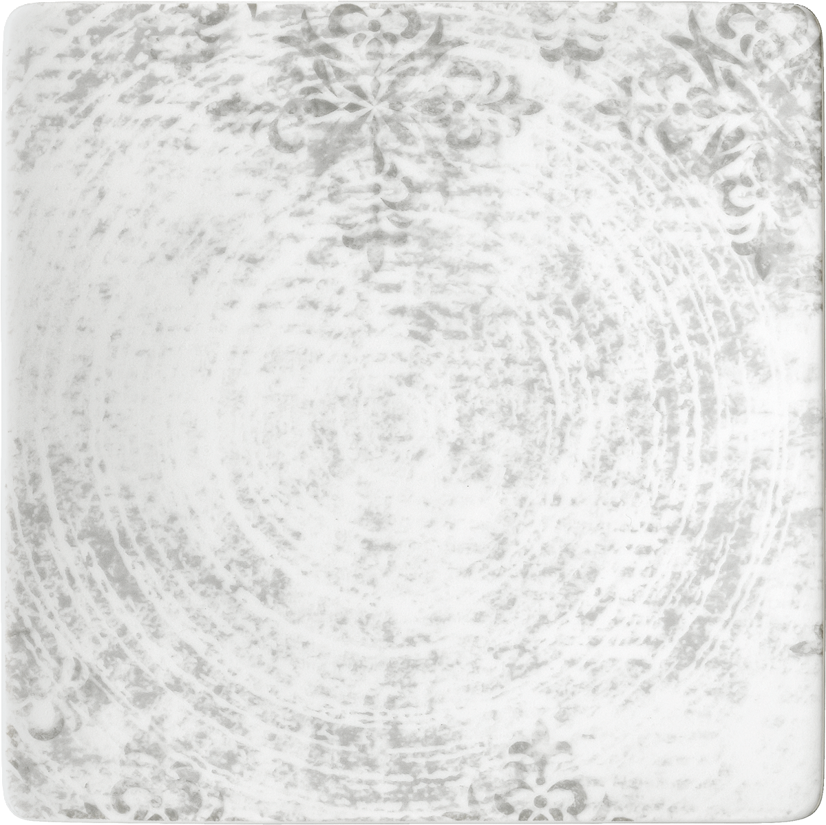BHS tabletop AG halbtiefer quadratischer Teller aus Porzellan für Gastronomie