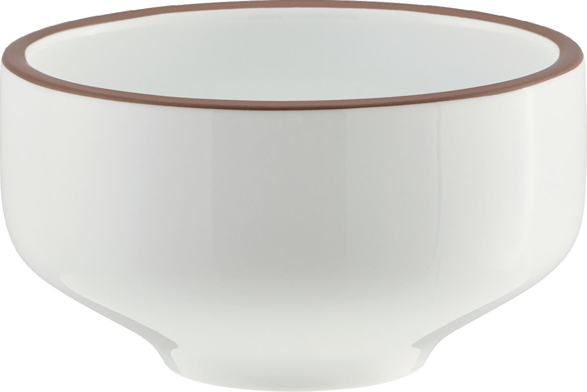 BHS tabletop AG Schale rund 11cm aus Porzellan für gastronomische Anwendungen.