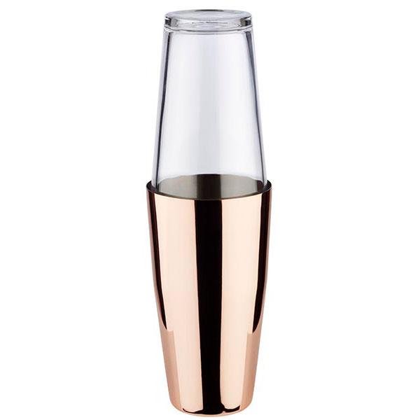 APS Boston Shaker Set aus Edelstahl und Glas für Cocktailzubereitung