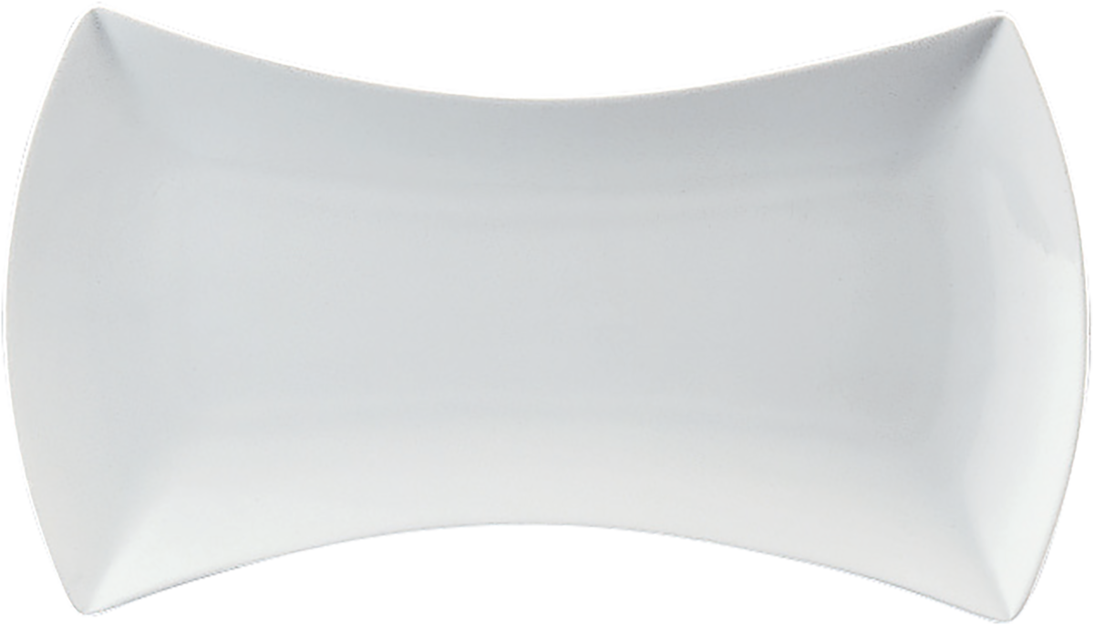 BHS tabletop AG Platte eckig 32x18cm aus Porzellan für die Gastronomie