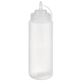 APS Quetschflasche , Ø 8 cm, H: 26,5 cm, 1.025 ml , Polyethylen, transparent