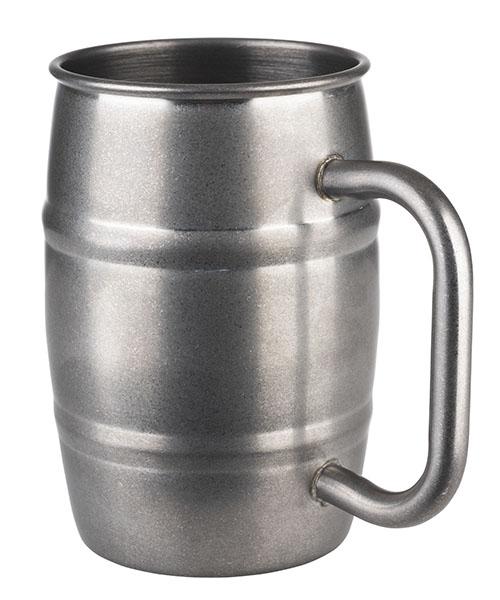 Edelstahl Becher -BEER MUG- für Gastronomie, 0,5 Liter