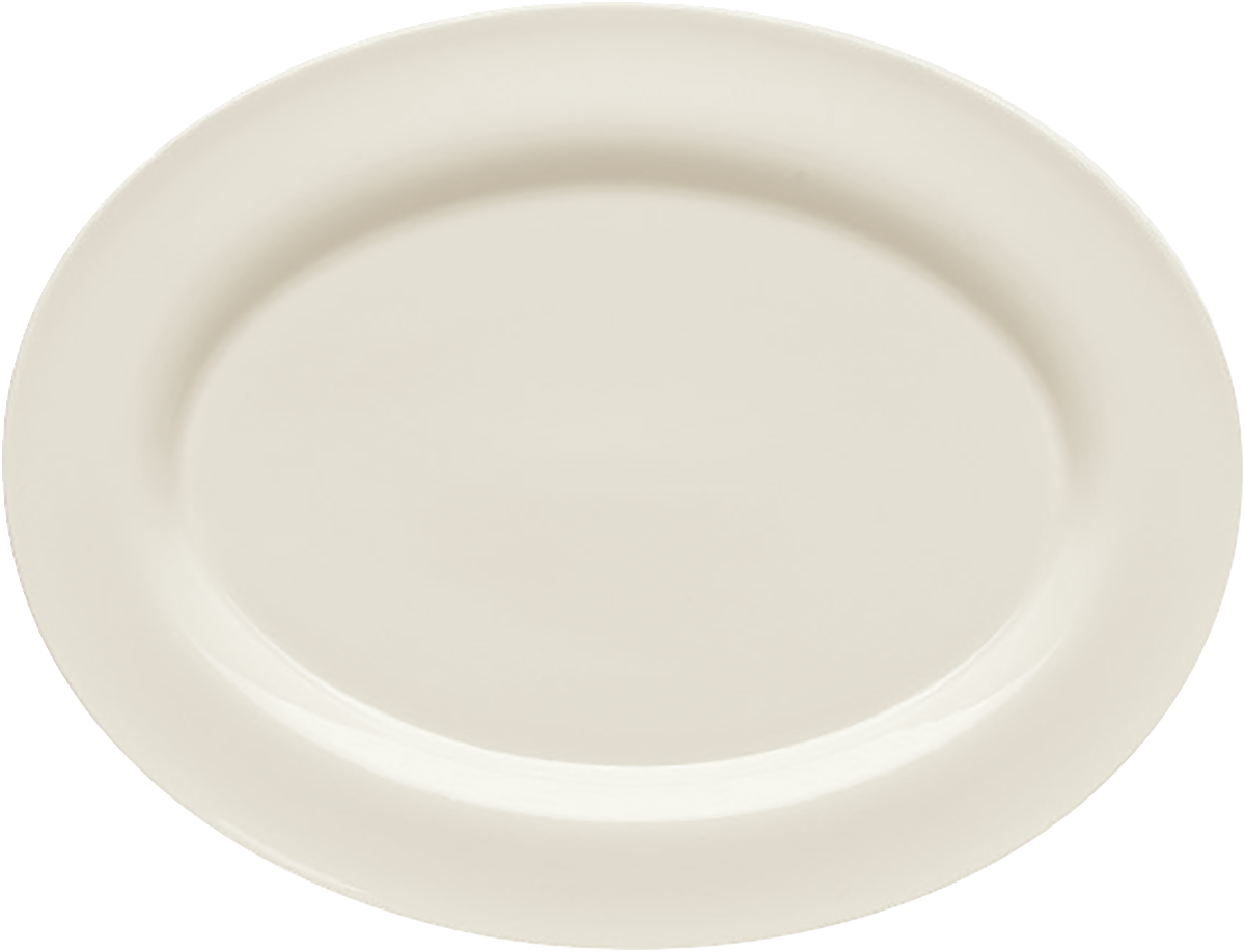 BHS tabletop AG Platte oval Fahne 33x25cm für die elegante Präsentation von Speisen.