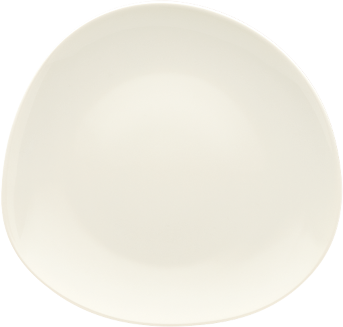 BHS tabletop AG Teller flach asymmetrisch coup 12cm für elegante Foodpräsentation