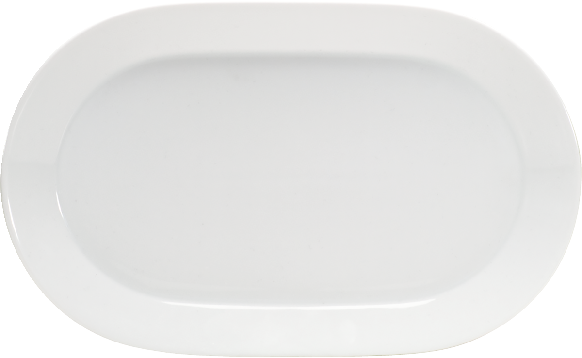 BHS tabletop AG ovale Porzellanplatte für elegante Speisenpräsentation