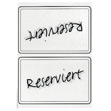 cent Einschubkarton "Reserviert" 50er Pack