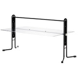 APS Hygieneschutz -BUFFET GUARD- , 93 x 53 cm, H: 50,5 cm , Gestell: Metall, schwarz