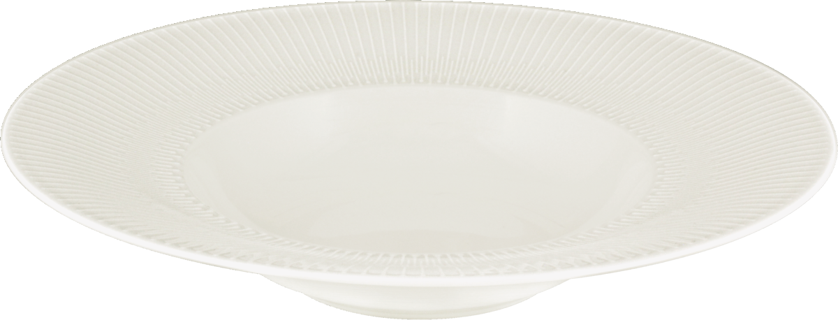 BHS tabletop AG Teller tief rund Fahne Relief 28cm für ansprechende Speisenpräsentation