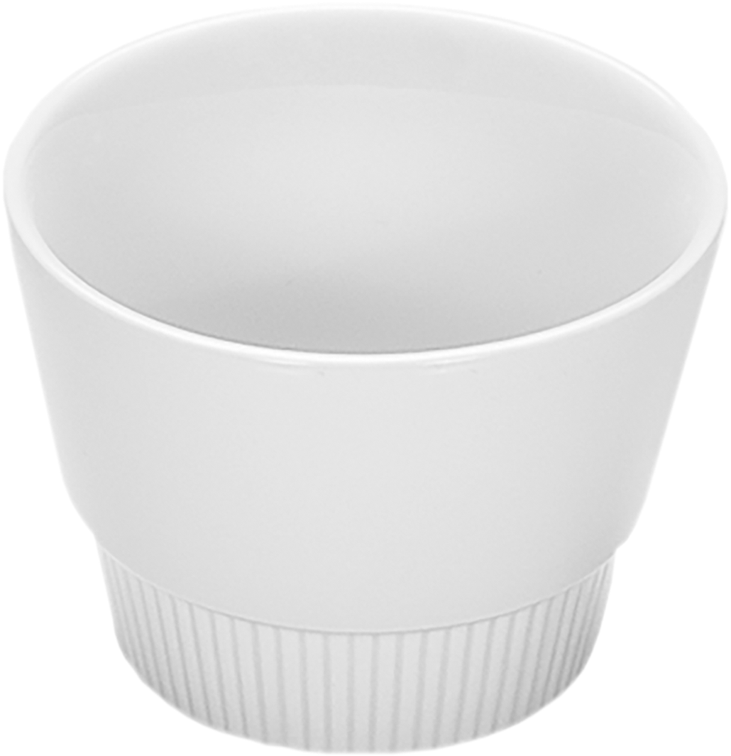 BHS tabletop AG Bowl rund stapelbar Relief 9cm, geeignet für Kaffee und Desserts