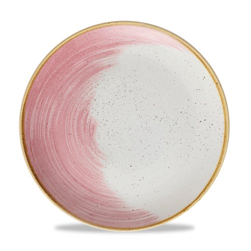 Churchill Super Vitrified Stonecast Accents Petal Pink Teller für Gastronomie und Catering